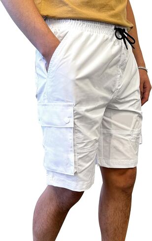 Southpole Men's Quick Dry Water Resistant Cargo Shorts, Inseam 9" in Saudi Arabia
