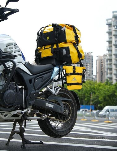 Motorcycle Dry Bag,motorcycle tail bag,waterproof motorcycle bag 40l storage,motorcycle bags for back seat for camping gear, heavy duty duffle bag,Motor Saddle Bag Rear Rack Trunk Motor Accessories in Saudi Arabia