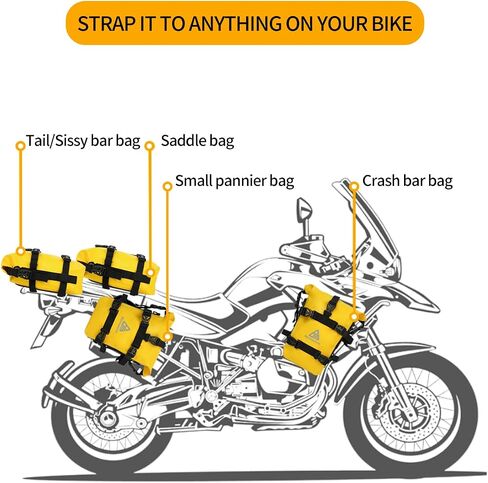 Motorcycle Dry Bag,motorcycle tail bag,waterproof motorcycle bag 40l storage,motorcycle bags for back seat for camping gear, heavy duty duffle bag,Motor Saddle Bag Rear Rack Trunk Motor Accessories in Saudi Arabia