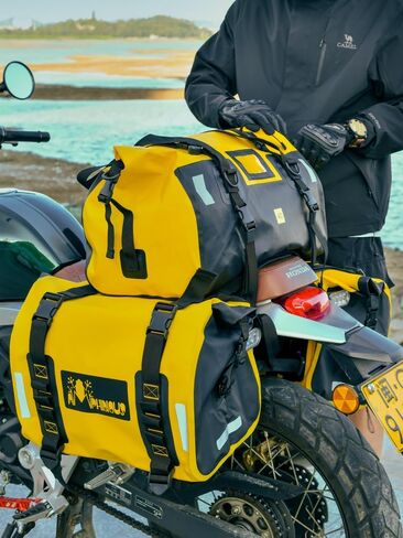 Motorcycle Dry Bag,motorcycle tail bag,waterproof motorcycle bag 40l storage,motorcycle bags for back seat for camping gear, heavy duty duffle bag,Motor Saddle Bag Rear Rack Trunk Motor Accessories in Saudi Arabia