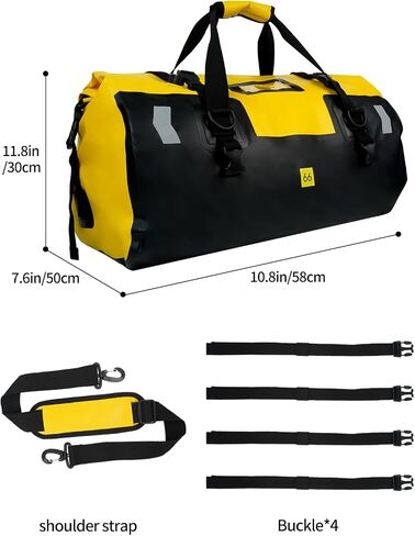 Motorcycle Dry Bag,motorcycle tail bag,waterproof motorcycle bag 40l storage,motorcycle bags for back seat for camping gear, heavy duty duffle bag,Motor Saddle Bag Rear Rack Trunk Motor Accessories in Saudi Arabia