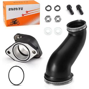 Carburetor Intake Manifold Boot Joint & Air Box Cleaner Joint for Yamaha Warrior 350 YFM350X 1987-2004