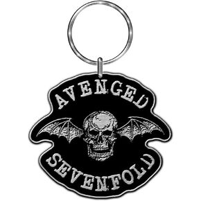 Avenged Sevenfold Standard Keychain: Death Bat - -