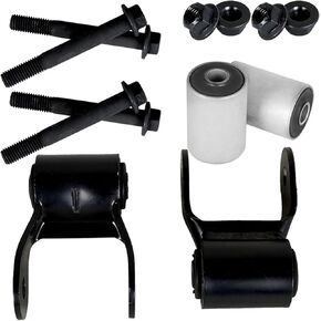 WFLNHB 2Pcs Rear Leaf Spring Shackle Kit Replacment for Cherokee 1984-2001 52000507 722024