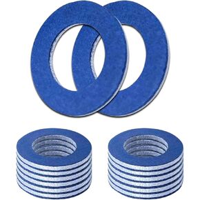 24 PCS Oil Drain Plug Gasket Compression Seal, ID 14 mm/0.55" Round Automotive Sealing Gasket, Automotive Replacement Parts #94109-14000, Compatible with 1973-2022 Honda/Acura (Blue #2)