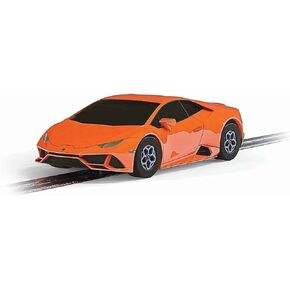 Scalextric Micro Lamborghini Huracan EVO Orange 1:64 Slot Race Car G2213,Light Lilac