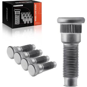 A-Premium 1/2 inch-20 Wheel Studs Compatible with Jeep Liberty Dodge Ram 2500/3500 Van Durango Dakota Rear Driver and Passenger Side 10-PC Set