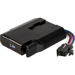 CURT 51116 Venturer Next Time-Delay Electric Trailer Brake Controller, Fully Adjustable, Low Profile, 1-3 Axles, Plug-and-Play