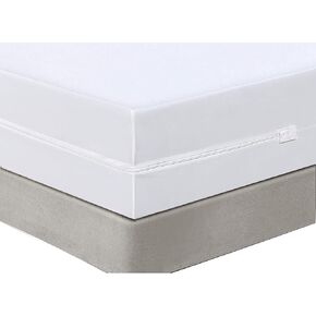 Niagara Sleep Solution Waterproof Quilted Crib Zip Mattress Protector 6 Sided Waterproof Pad Encasement Cover Soft Thick Absorbent 28x52x5 Inches Quilted encsaement Crib 28x52x7