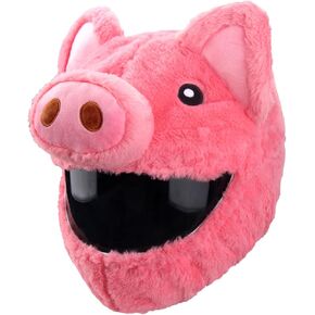 Uchoose Motorcycle Helmet Covers Are Suitable For Most Full Face Helmets, Cross Section Helmets, Christmas Hats, Fun Riding Gear And Gifts (Pink Pig)