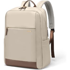 Laptop Backpack for Women - Business Travel Anti Theft Laptop Bag Backpack Water Resistant College Computer Backpacks for Men Women Fits 15.6 Inch Notebook (Apricot)
