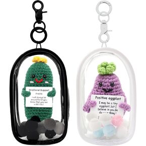 Display case for Sonny Baby for The Miniature Doll/Doll Collector - Doll Display case with Keychain - PVC, Waterproof and dustproof - 2.1 x 3.9X 1.6 inches (2-Piece Set)