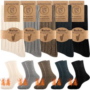 Belloxis Alpaca Socks Women Wool Socks Warm Socks for Women Winter Thermal Warm Socks Thick Socks Women