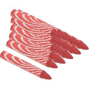 PATIKIL Lumber Marking Crayons, 50 Pcs 4x0.56 inch Hex Wax Tire Marker Drawing Crayons for Wood, Glass, Ceramics, Cartons, Cloth, Stone, Red