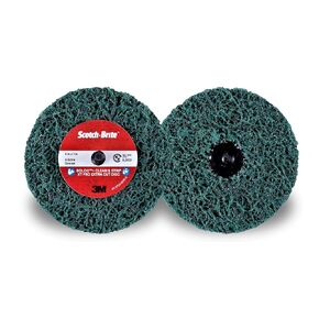 Scotch-Brite Roloc Pro Brake Hub Cleaning Disc, XO-DR, 07546, SiC Extra Coarse, 1-1/2 in x 5/8 in