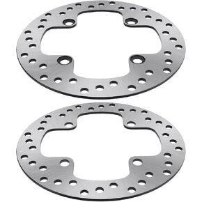 M MATI 2 PCS Rear Left/Right Brake Disc Rotor for Yamaha Grizzly 550 YFM550 2009-2014 Grizzly 700 YFM700 2007-2020 1HP-F582V-00-00