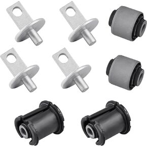2 Set Rear Axle Control Trailing Arm Bushing Bushes Kit Compatible with Honda Civic 2001-2005, CR-V 2002-2006, Element 2003-2011 Replacement for 52371-S9A-A02-8PCS