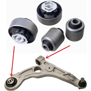 4PCS FRONT LOWER CONTROL ARM BUSHING KIT FOR DODGE DART CHRYSLER 200 JEEP CHEROKEE