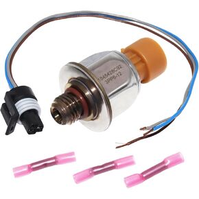 Fuel Injection Pressure Sensor ICP Sensor with Pigtail Kit 1845428C92 Compatible with 04-10 6.0L Ford Powerstroke Diesel E-350 E-450 Excursion F-250 F-350 F-450 F-550 F-750 Navistar 4C3Z9F838A