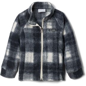Columbia Youth Girls Benton Springs II Printed Fleece, Chalk Omblur Tonal, Medium
