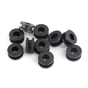 KIMISS Motorcycle Fairing Washers, 10pcs Motorcycle Rubber Washers Motorcycle Rubber Grommets