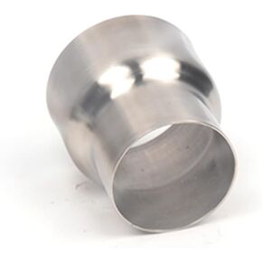 Stainless ID 3" to OD 4" Exhaust Reducer Adapter for Pipe Connection, Whole Length 4.2 Inch