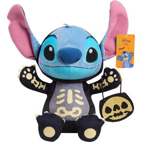 Just Play Stitch as a Skeleton Halloween Large 15-inch Plushie Stuffed Animal, Kids Toys for Ages 2 Up