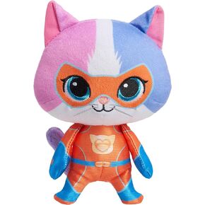 Just Play Disney Junior SuperKitties Small Plush Stuffed Animal, Buddy, Kitten, Kids Toys for Ages 2 Up