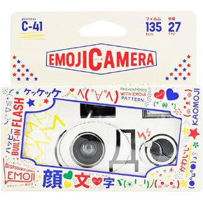 Retocolor Bling-Bling 400 35mm Disposable Film Camera 27EXP, ISO400, Color Negative Film, Focus Free, Easy to Use, Built in Flash, Single Use (Film and Battery Included)