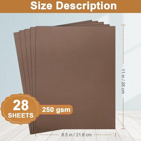 28 Sheets Bright White Cardstock 8.5 x 11 Certificate Paper, 92lb White Card Stock Printer Paper for DIY Cards, Wedding, Business Cards, Menus, Invitations in Saudi Arabia