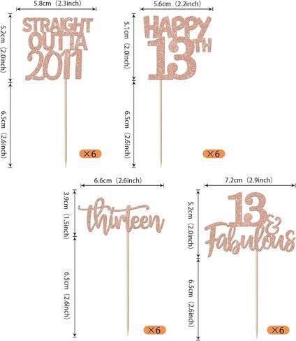 24 Pack Straight Outta 1975 Cupcake Toppers Happy 50th Birthday Fifty Awesome Since 1975 Cupcake Picks 50 Fabulous Cake Decorations for 50th Birthday Anniversary Party Rosegold in Kuwait