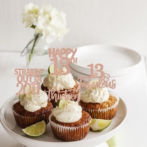 24 Pack Straight Outta 1975 Cupcake Toppers Happy 50th Birthday Fifty Awesome Since 1975 Cupcake Picks 50 Fabulous Cake Decorations for 50th Birthday Anniversary Party Rosegold in Kuwait