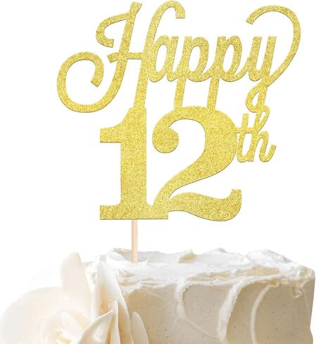 1 حزمة Happy 18th Cake Topper أسود لامع رقم 18 ثمانية عشر كعكة عيد ميلاد اختيار الزينة للبهجة حتى 18 سنة من العمر 18 عيد ميلاد الزفاف الذكرى السنوية لوازم الحفلات باللون الأسود in Kuwait