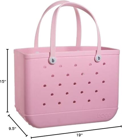 BOGG BAG Original Extra Large Tote Bag for Beach, Pool, Boat. Lightweight Waterproof Washable Durable All Purpose Tote Bag | Blowing Pink Bubbles in Kuwait