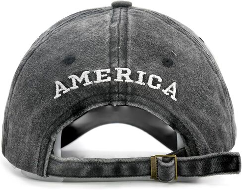 LOKIDVE Men's USA American Flag Baseball Cap Embroidered Polo Style Military Army Trucker Hat in Kuwait