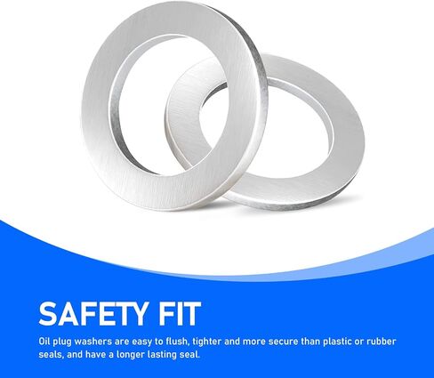 24 PCS Oil Drain Plug Gasket Compression Seal, ID 14 mm/0.55" Round Automotive Sealing Gasket, Automotive Replacement Parts #94109-14000, Compatible with 1973-2022 Honda/Acura (Blue #2) in Saudi Arabia