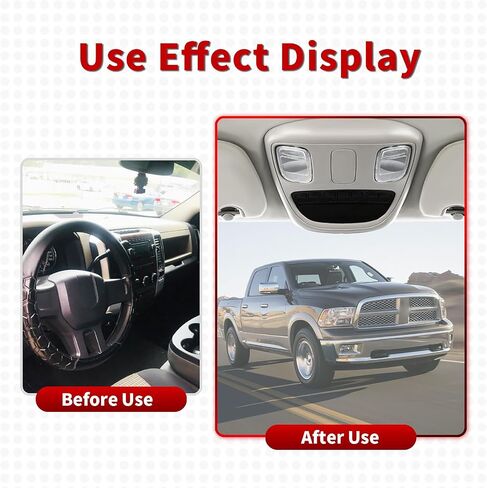 Overhead Console Housing Assembly Dome Map Reading Light Lamp Compatible with Ram 1500 2500 3500 2006-2010 1DK78BD1AA 1DK78-BD1AA in Saudi Arabia