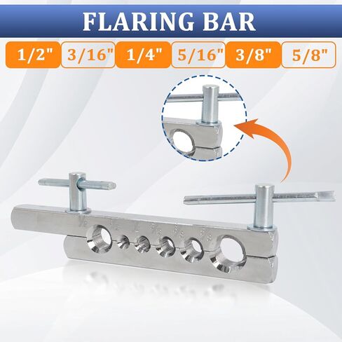 Wadoy Brake line Flaring kit Include 25 FT 3/16" Copper Coated Brake Line with Fittings,Brake line Bender,Single Flare Tool with Cutter,Brake Line Bender in Saudi Arabia