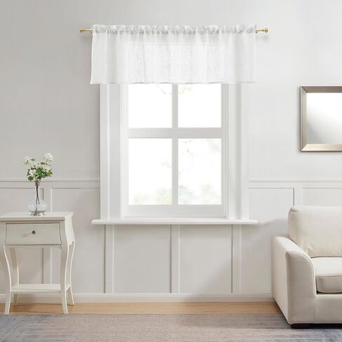 مارثا ستيوارت بارينغتون كافيه ويندوز 86 بوصة طول قابل للتعديل 5/8 بوصة قطر قضيب ستارة معدني مع نهائيات مستديرة، 48 بوصة إلى 86 بوصة، ذهبي in Kuwait