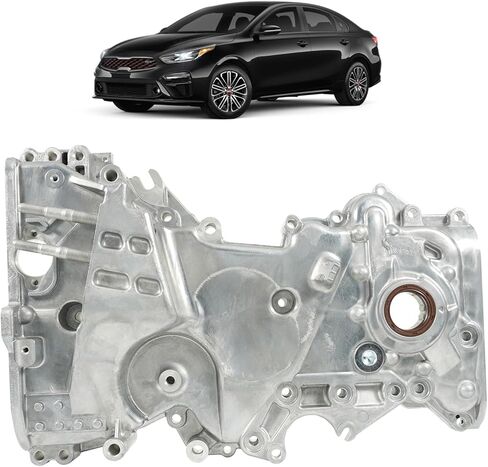 غطاء سلسلة توقيت مضخة زيت المحرك متوافق مع Kia Forte 2.0L 2017-2020 Hyundai Kona/Veloster/Elantra 2017-2021 L4 استبدال 213502E740 21350-2E740 in Kuwait