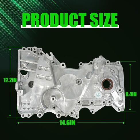 غطاء سلسلة توقيت مضخة زيت المحرك متوافق مع Kia Forte 2.0L 2017-2020 Hyundai Kona/Veloster/Elantra 2017-2021 L4 استبدال 213502E740 21350-2E740 in Kuwait