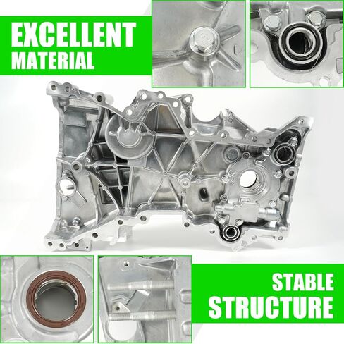 غطاء سلسلة توقيت مضخة زيت المحرك متوافق مع Kia Forte 2.0L 2017-2020 Hyundai Kona/Veloster/Elantra 2017-2021 L4 استبدال 213502E740 21350-2E740 in Kuwait