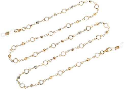 سلاسل النظارات الملونة المزينة بالخرز للنساء من ايسنس - النظارات الشمسية والنظارات ونظارات القراءة وحامل حزام الرقبة in Kuwait