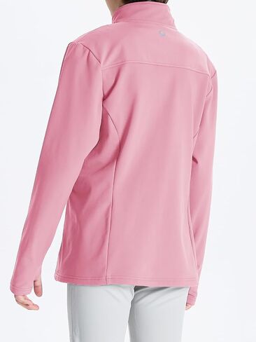 DEVOROPA Kids Girls Fleece Jacket Long Sleeve Thermal Shirts 1/4 Zip Pullover Fall Winter Athletic Horse Sweater Outfits Cute in Saudi Arabia