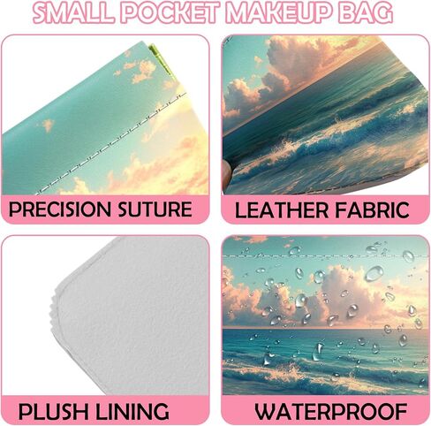 2 PCS Coin Purse Pouch Small Squeeze Soft PU Leather Mini Wallet Change Bag Cute Aesthetic for Women Girls Men-Bat Flower in Kuwait