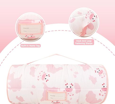 Viviland Toddler Kid Nap Mat for Preschool, Slumber Bag with Pillow and Blanket, Daycare Sleeping Bag Kindergarten Sleep Mat in Saudi Arabia