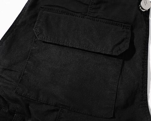 Girls Kids Bib Overalls Pants with Pockets Flap Pockets Adjustable Straps Sleeveless Long casual Jumpsuit in Saudi Arabia