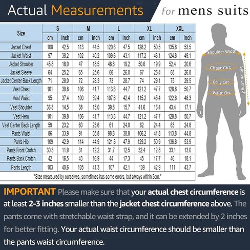 COOFANDY Men's 3 Piece Slim Fit Suit Set One Button Jacket Blazer Vest Pants Set Wedding Formal Prom Tuxedo Suits in Saudi Arabia