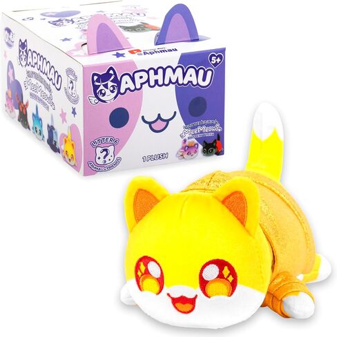 Aphmau 6" MeeMeow Mystery Plush – Series 6; YouTube Gaming Channel, Blind Box, 1 of 10 Possible Friends, Friends MeeMeows, Official Merch in Saudi Arabia