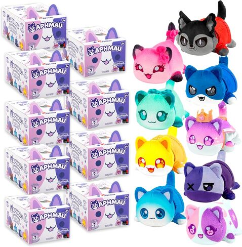 Aphmau 6" MeeMeow Mystery Plush – Series 6; YouTube Gaming Channel, Blind Box, 1 of 10 Possible Friends, Friends MeeMeows, Official Merch in Saudi Arabia